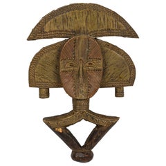African Gabon Late 20th Century Wood
Copper Kota Mahongwe Reliquary Figure