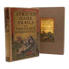 "African Game Trails" von Theodore Roosevelt mit Farbtafeln:: um 1910