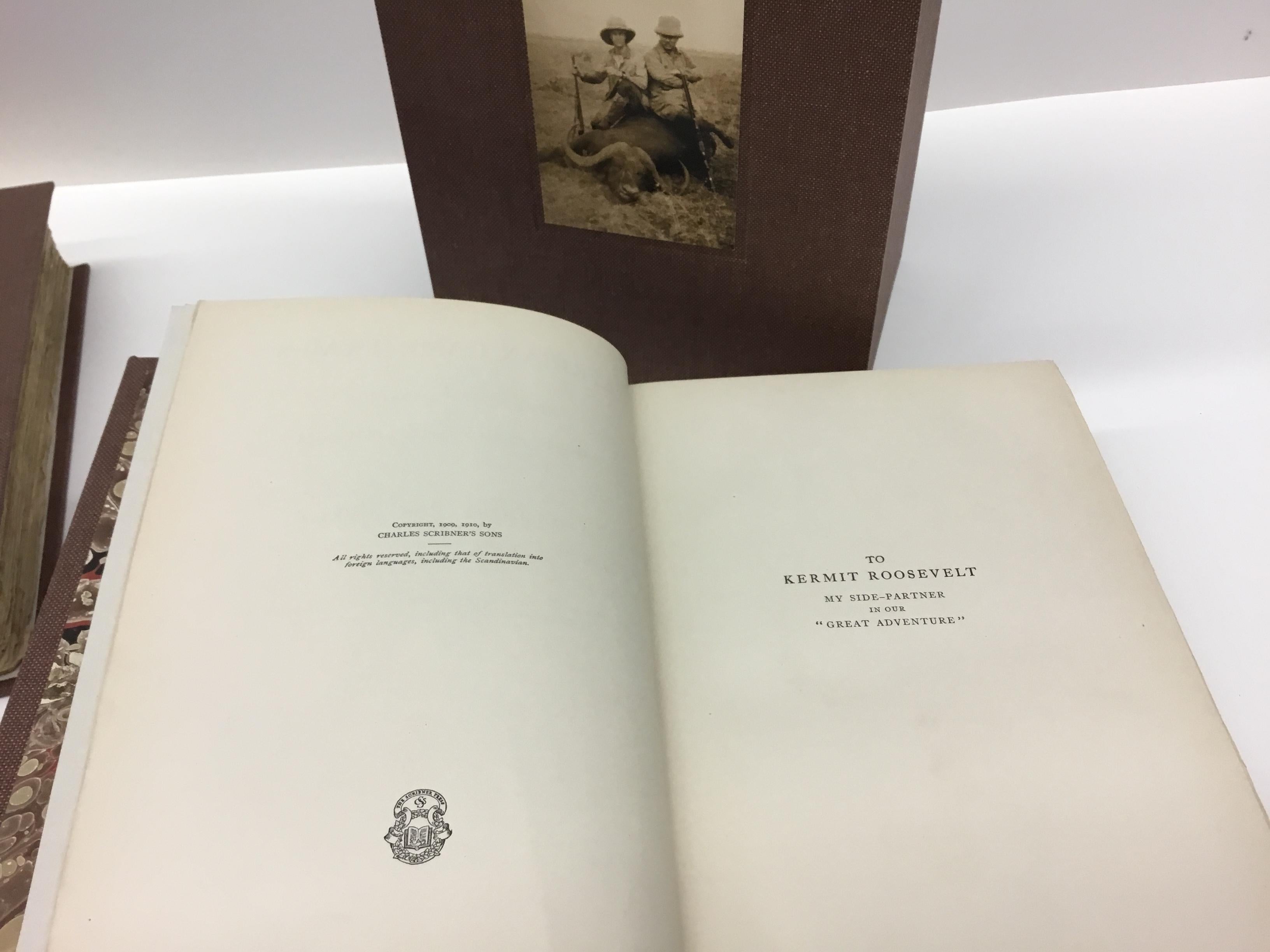 African Games Trails Signed Limited Edition by Theodore Roosevelt, 1910 1