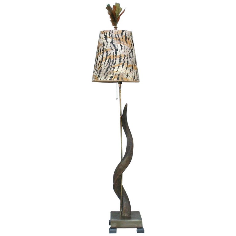 Greater Kudu Horn Floor Lamp, Horn Floor Lamp