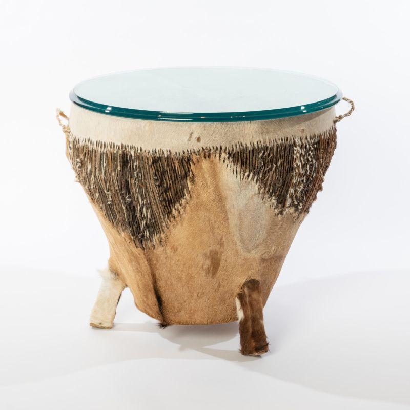 african drum table