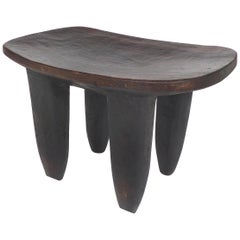 African Hand Carved Senufo Stool from Cote d'Ivoire