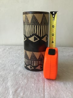 African Hand Carved Soapstone Vase