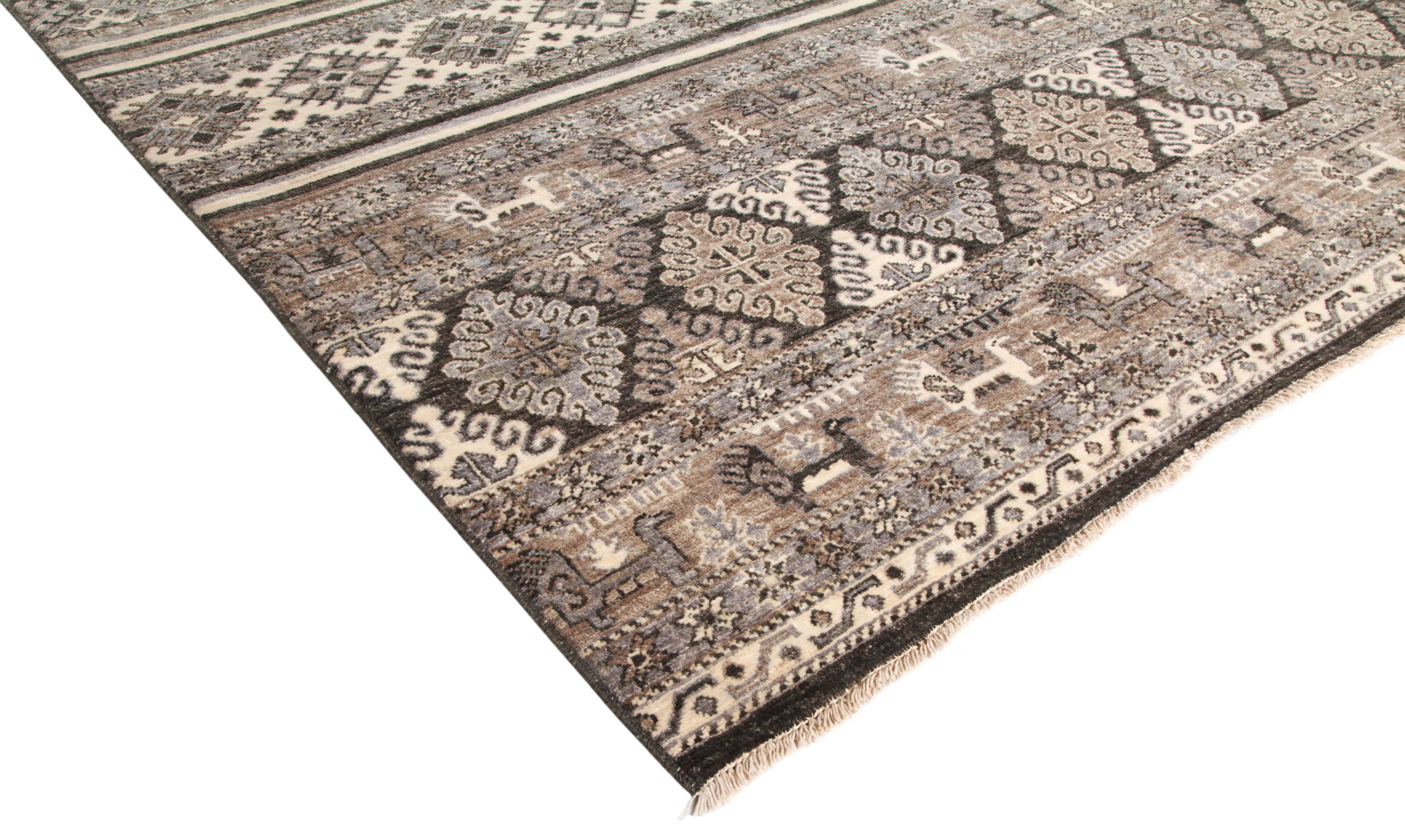 Inspired by elements of traditional textile design from Western Africa, our African Collection offers a variety striking geometric patterns. Common motifs include diamonds, linear medallions, and stepped-fret shapes, giving these rugs a bold and