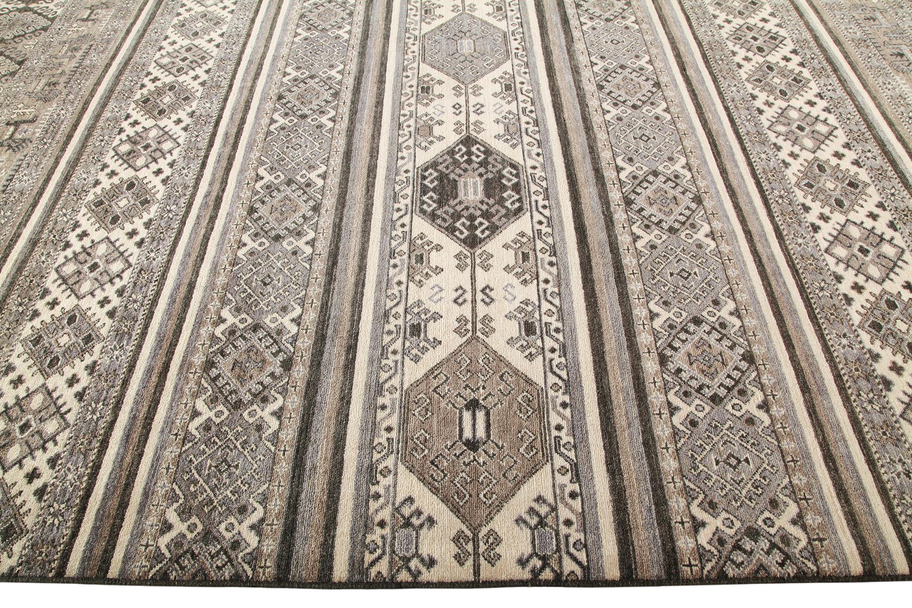 Hand-Knotted African, Hand Knotted Area Rug