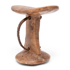 African Wooden Headrest