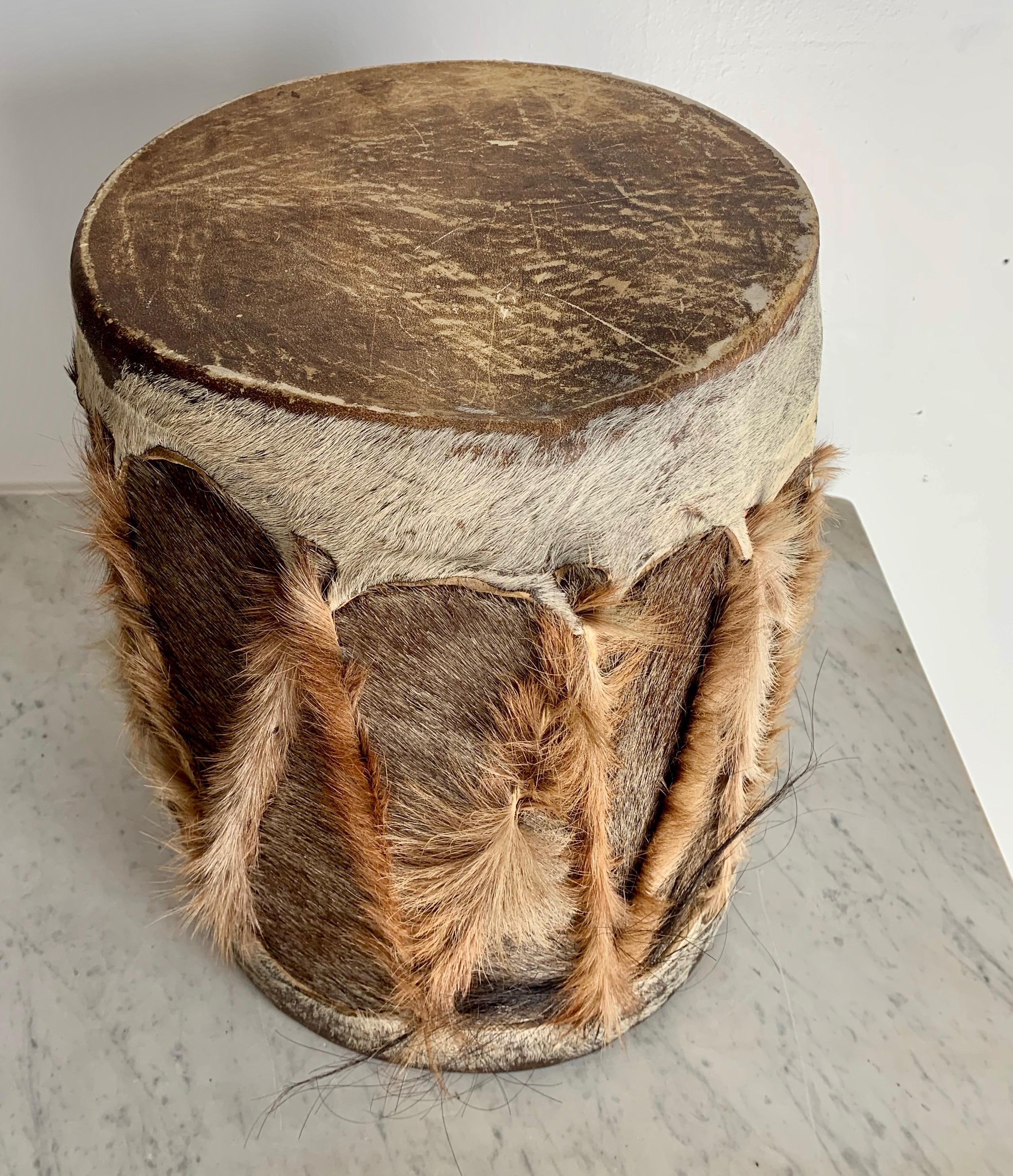 animal skin drums