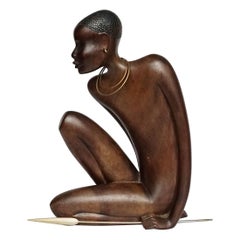 African Hunter by Karl Hagenauer, Austrian, Circa 1950