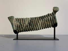 African Igbo Coiled Copper Manilla Currency, 20th Century, Nigeria