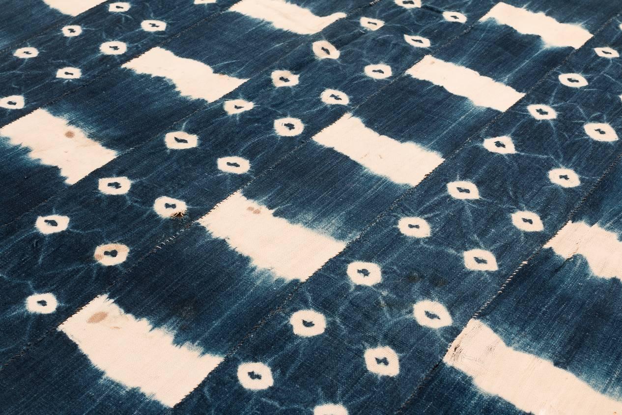 African Indigo Dyed Textile In Good Condition In New York, NY