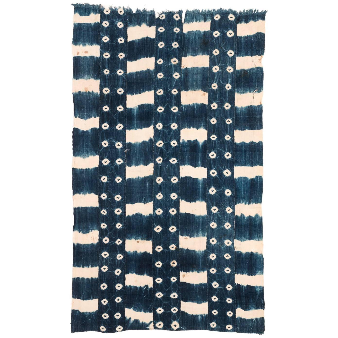 African Indigo Dyed Textile