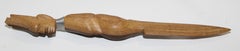 African Kenyan Tribal Art Hand Carved Sculpture - Letter Opener