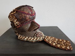 African Kuba Bwoom Helmet Mask Kasai Democratic Republic of the Congo