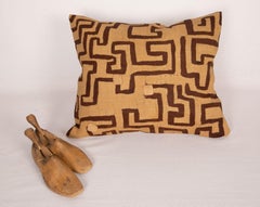 African Kuba Cloth Raffia Pillow Case