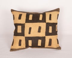 African Kuba Cloth Raffia Pillow Case