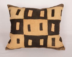African Kuba Cloth Raffia Pillow Case