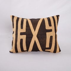 African Kuba Cloth Raffia Pillow Case