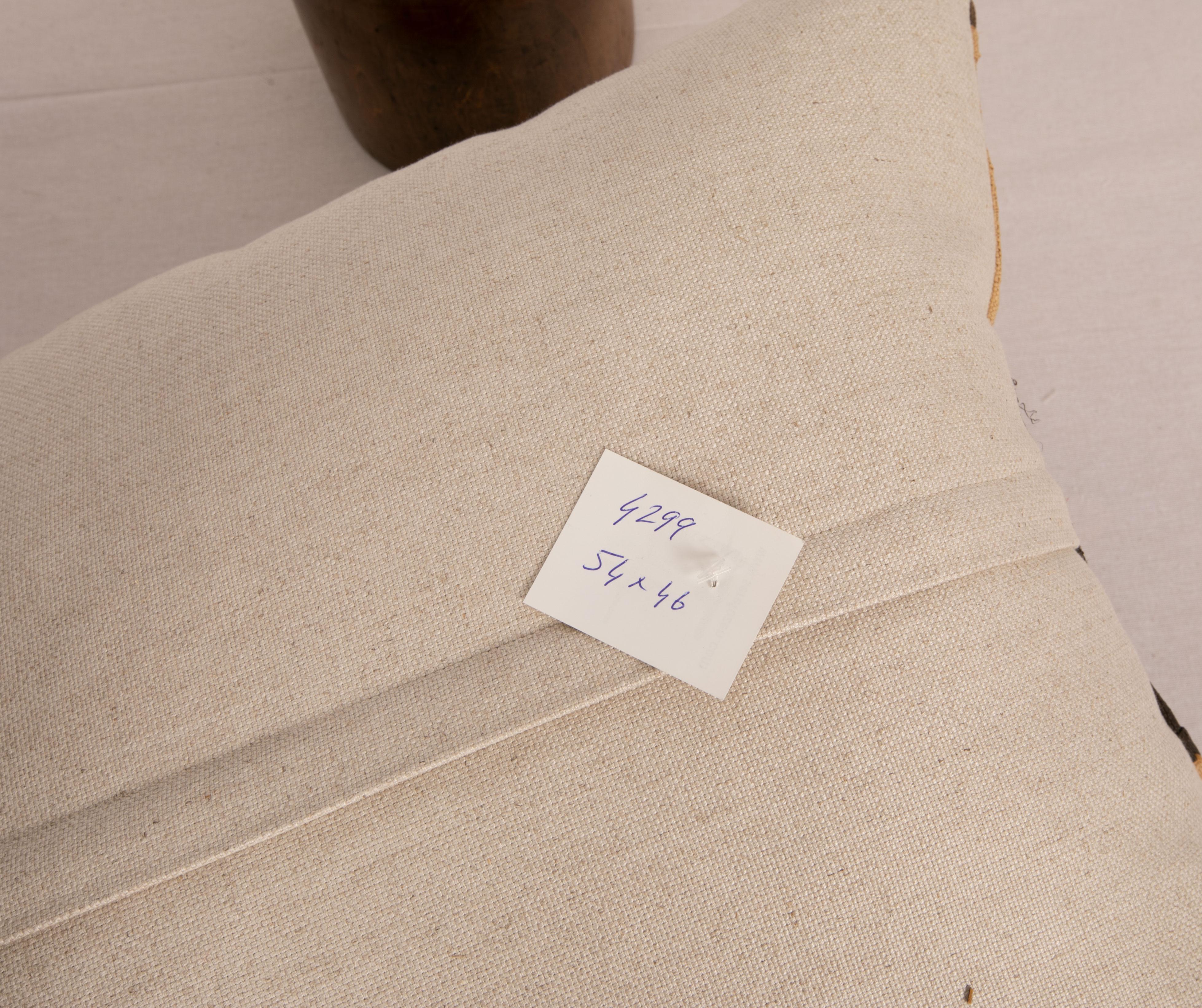 20th Century African Kuba Cloth Raffia Pillow Case
