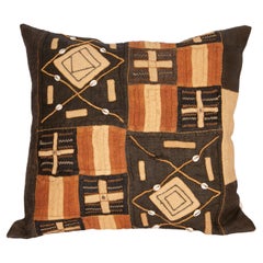 Vintage African Kuba Cloth Raffia Pillow Case