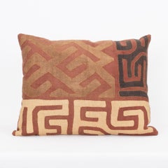 Afrikanischer Kuba-Stoff Raffia-Kissenbezug