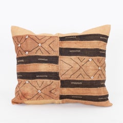 African Kuba Cloth Raffia Pillow Cover