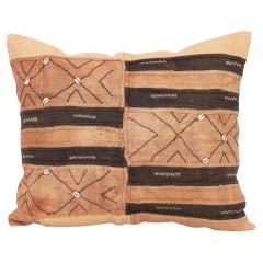 African Kuba Cloth Raffia Pillow Cover