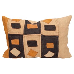 African Kuba Cloth Raffia Pillow Cover