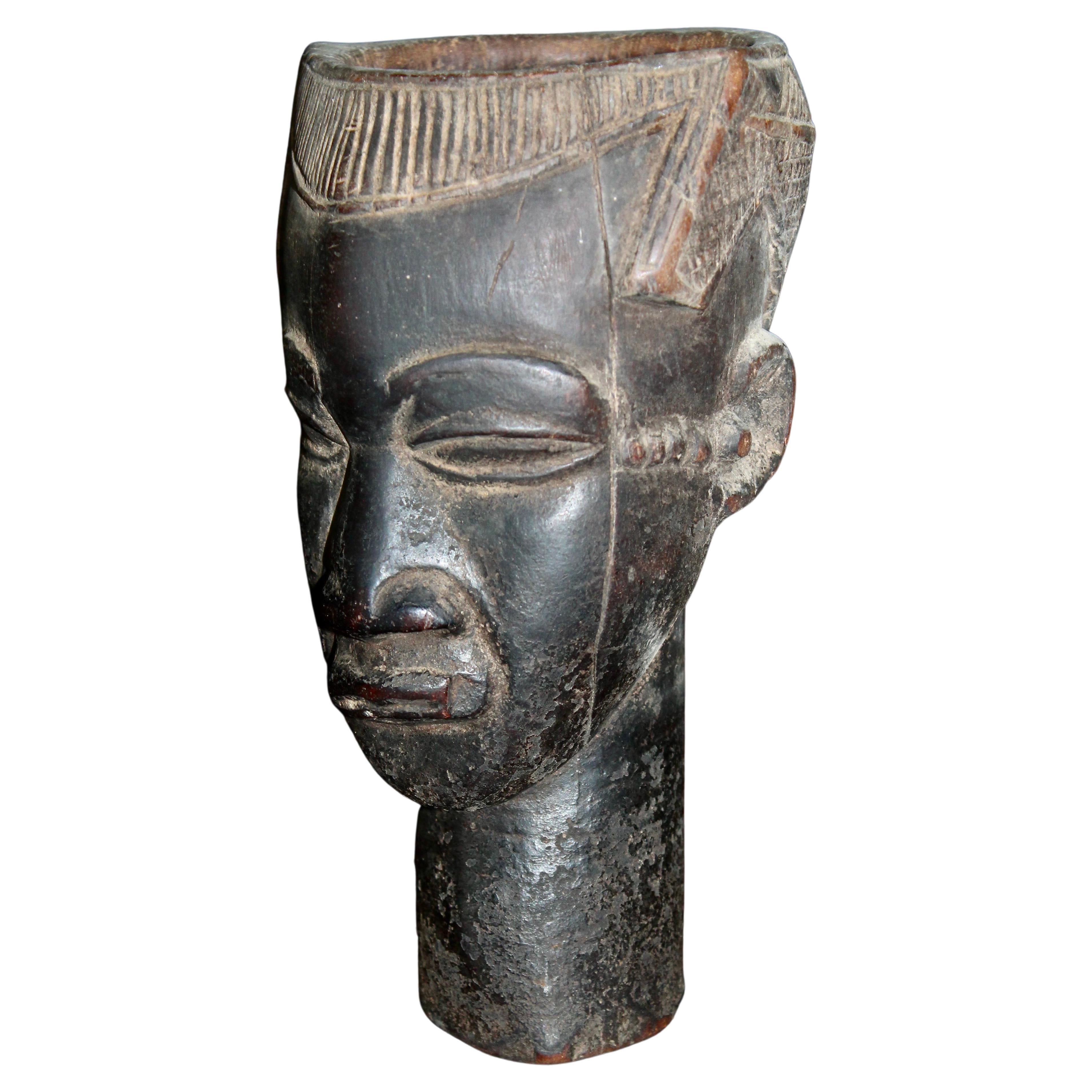 African Kuba Cup Bryce Holcomb Pace Primitive Provenance For Sale