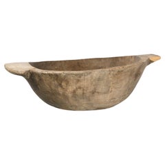 African, Large carved bowl