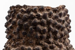 African Lobi Terracotta Spiked Vase