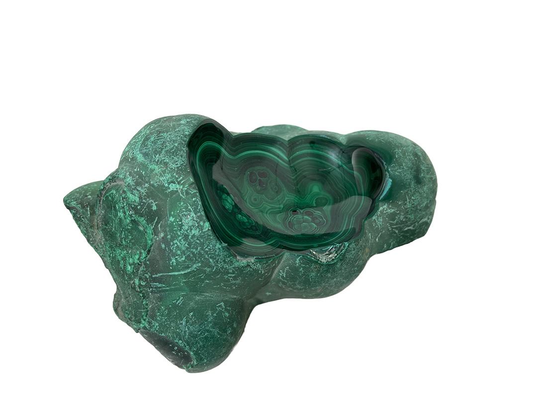 African Malachite Bowls, 1970s For Sale 4