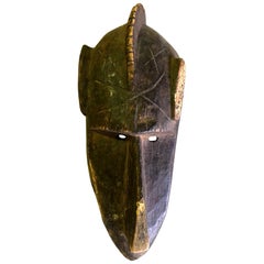 African Mali Bamana Bambara Carved Wood Kore Mask