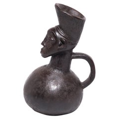 Antique African Mangbetu Ceremonial Jug