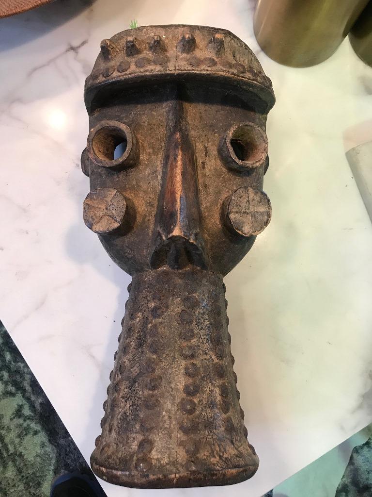 African Grebo Carved Wood Mask 3
