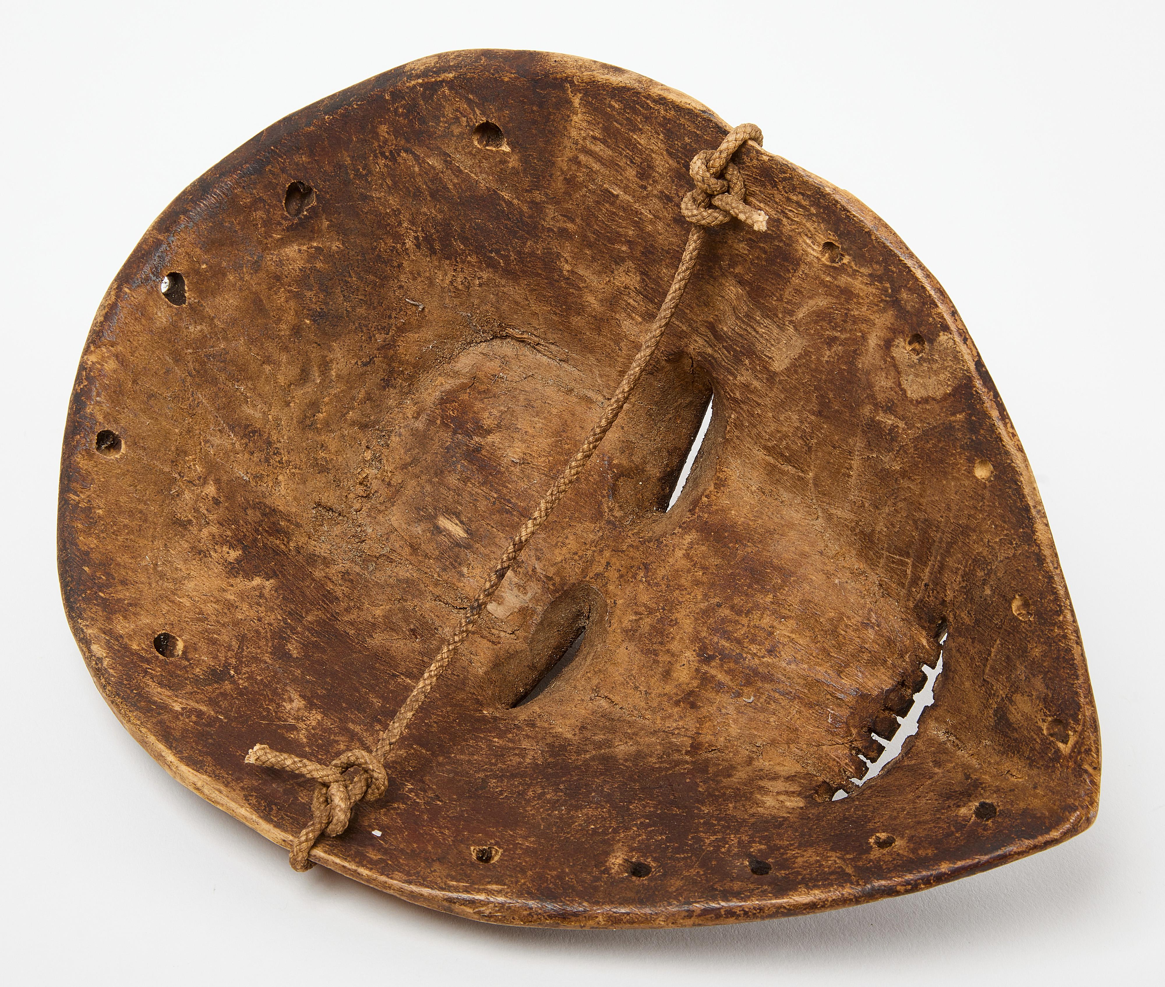 Hand-Carved African Mask For Sale