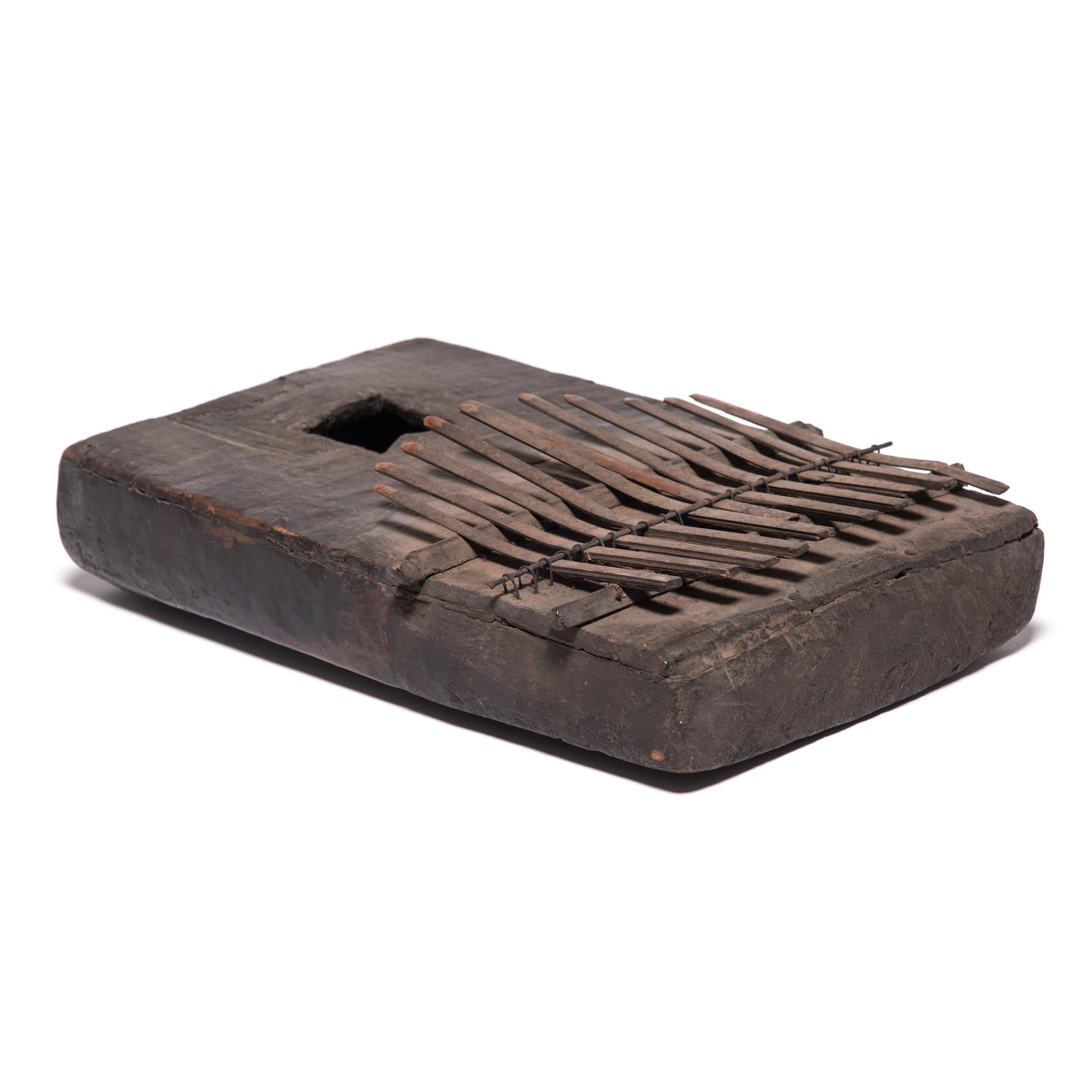Hand-Carved African Mbira Thumb Piano
