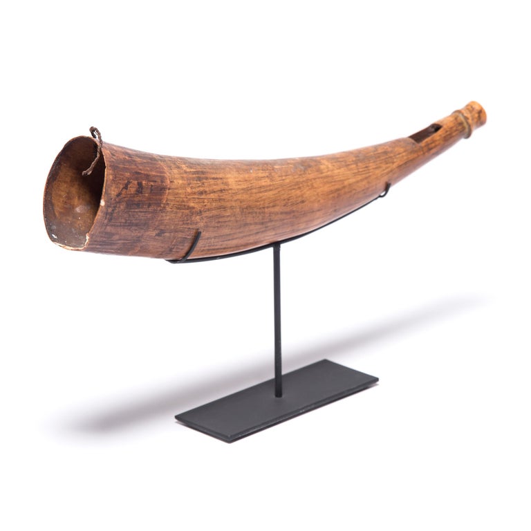 African Mbiu Horn Instrument For Sale at 1stDibs