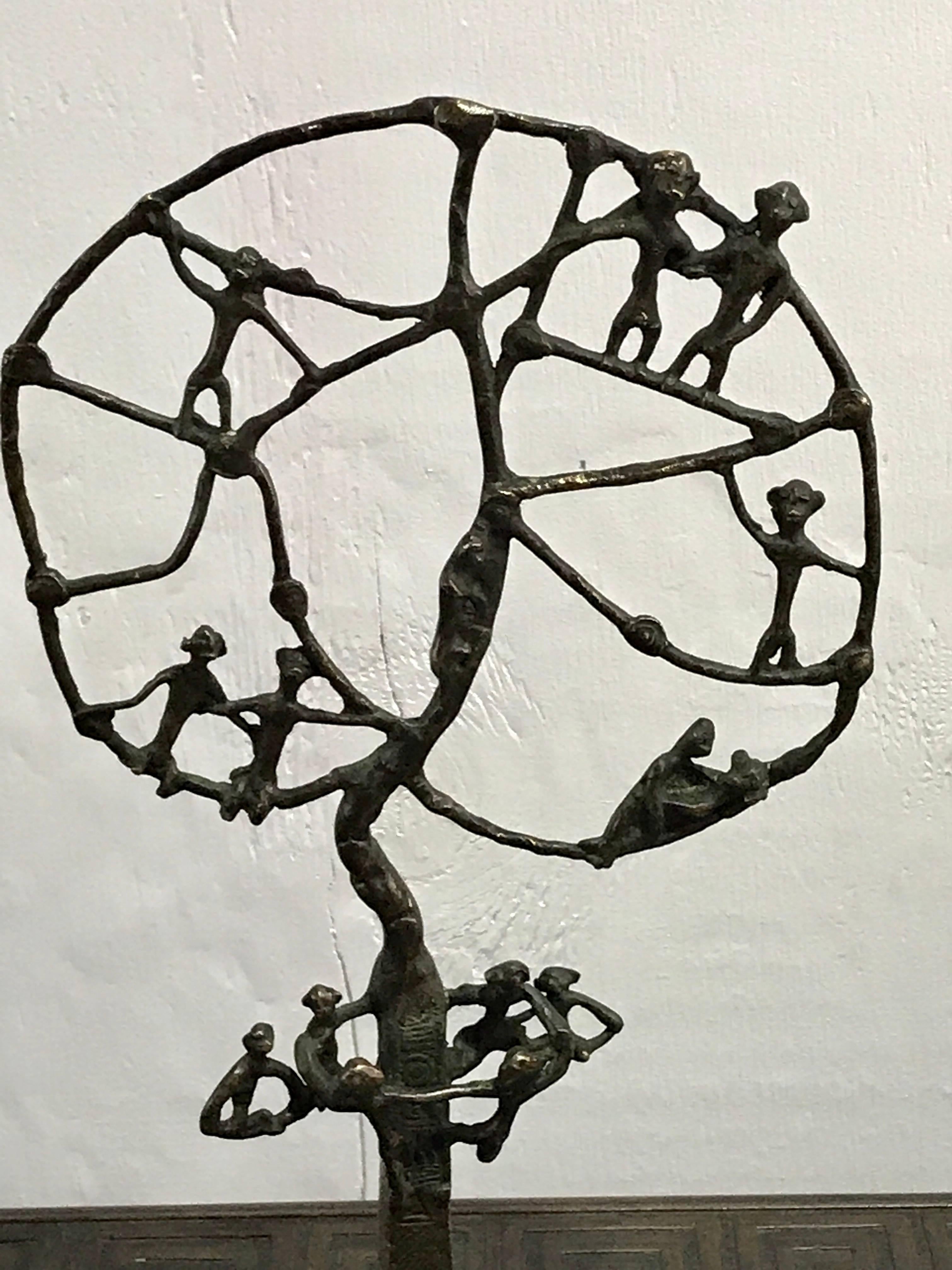 Sculpture africaine en bronze 