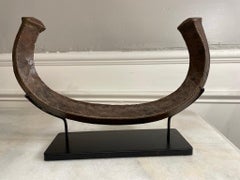 Bracciale africano in rame montato Manilla Valuta Nigeria