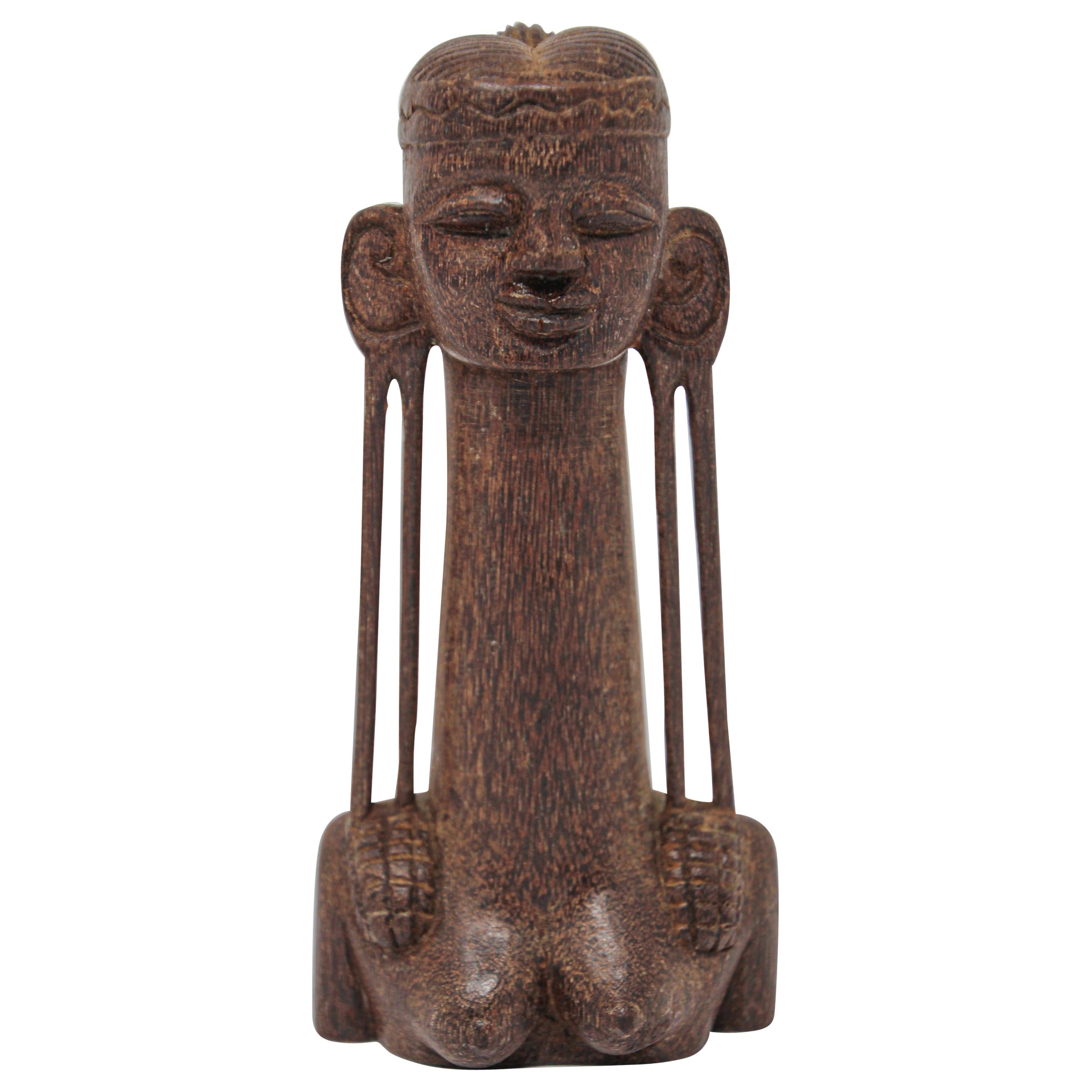 HandCarved Colonial African Statues from Ghana at 1stDibs