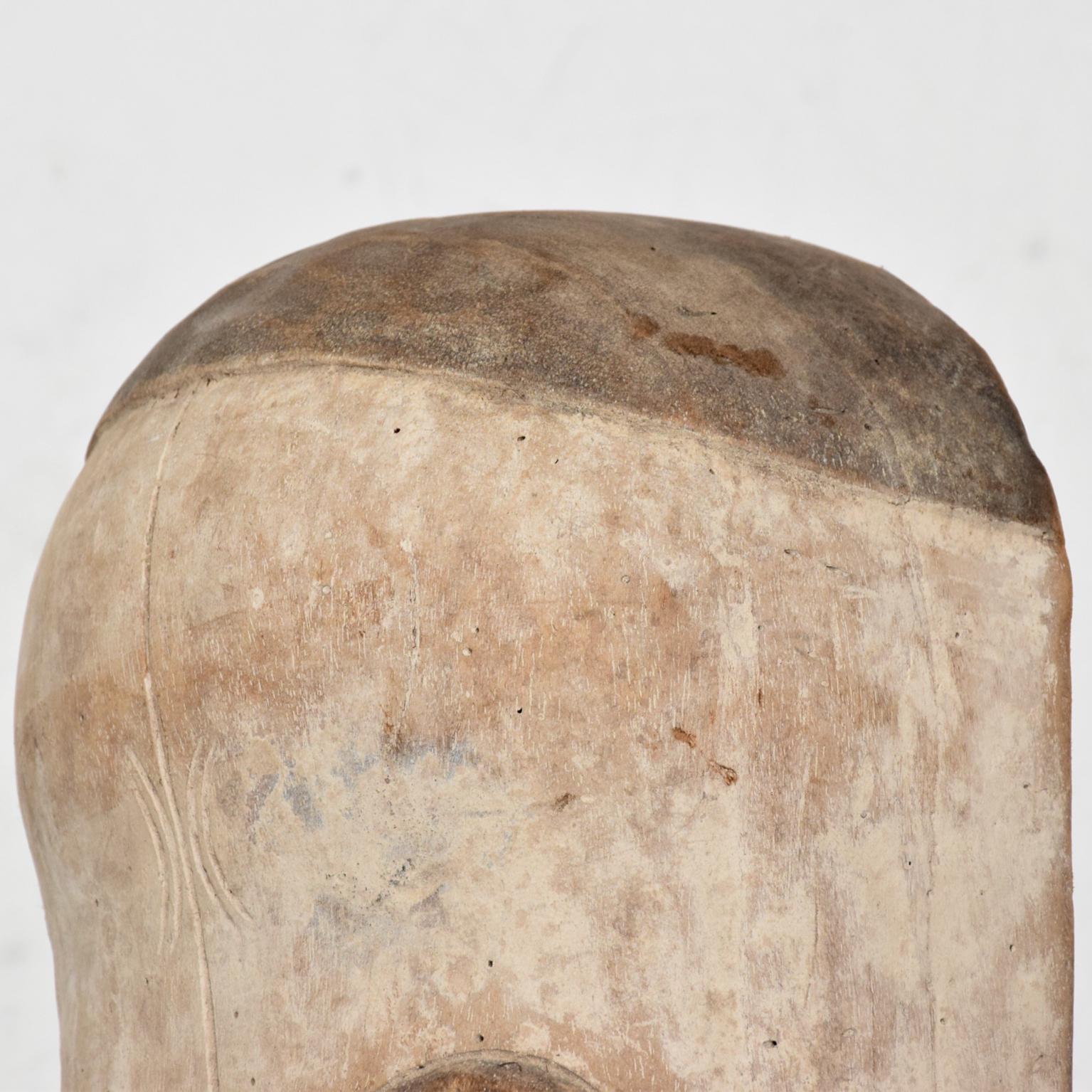 African Ngil Society Wood Mask 4