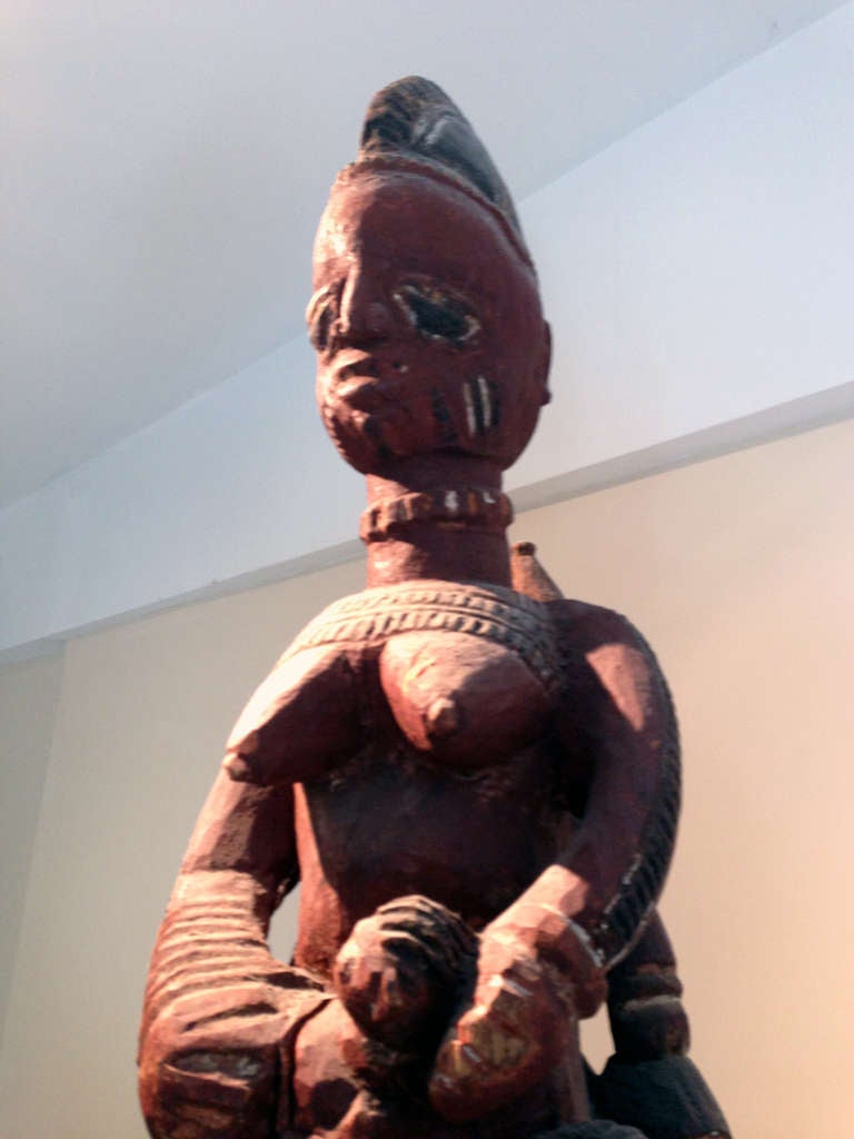Máscara africana nigeriana Epa Helmit con procedencia Nigeriano en venta