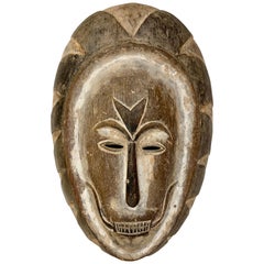 African Nigerian Carved Wood Mask