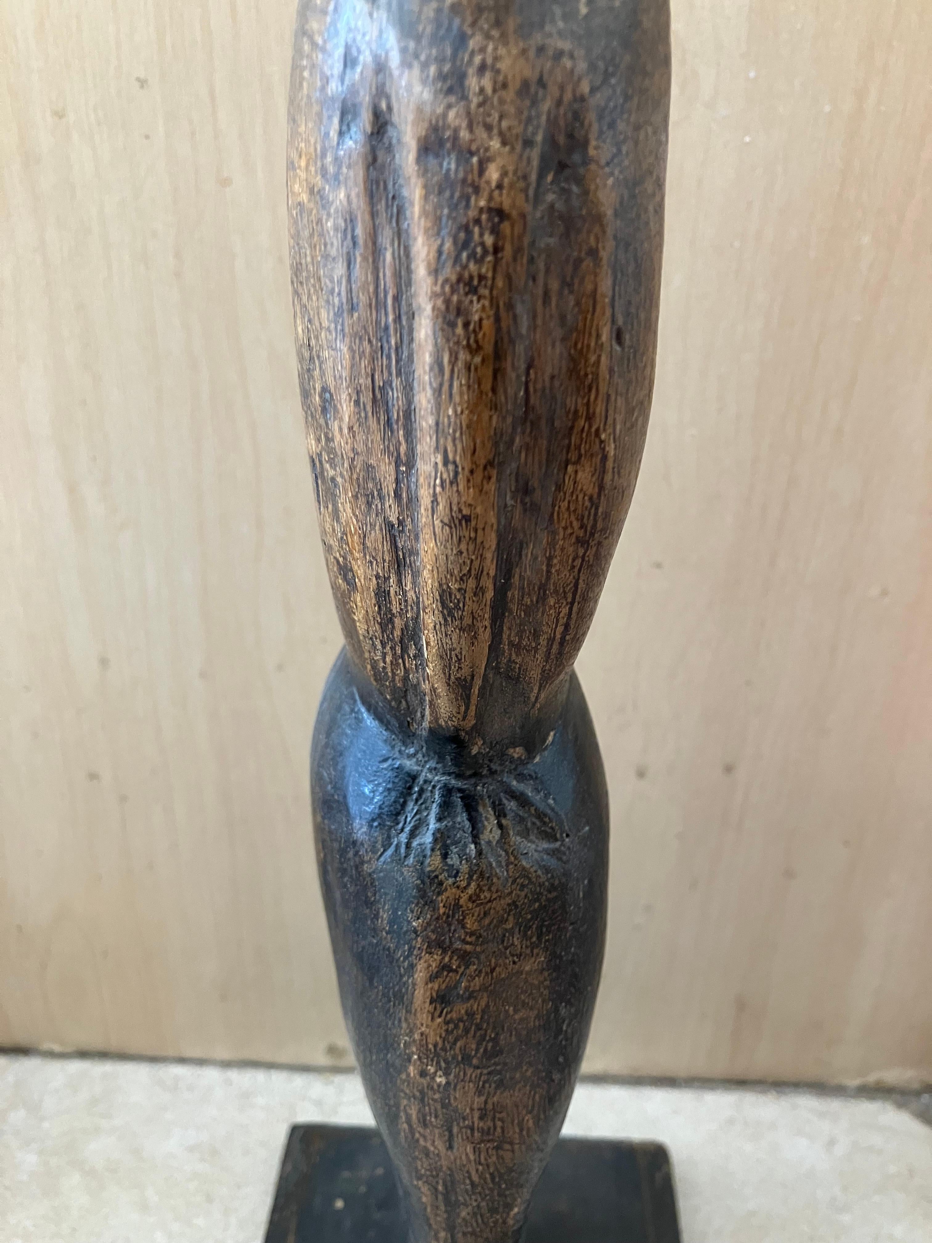 Arte popolare Scultura in legno africana o afroamericana in vendita