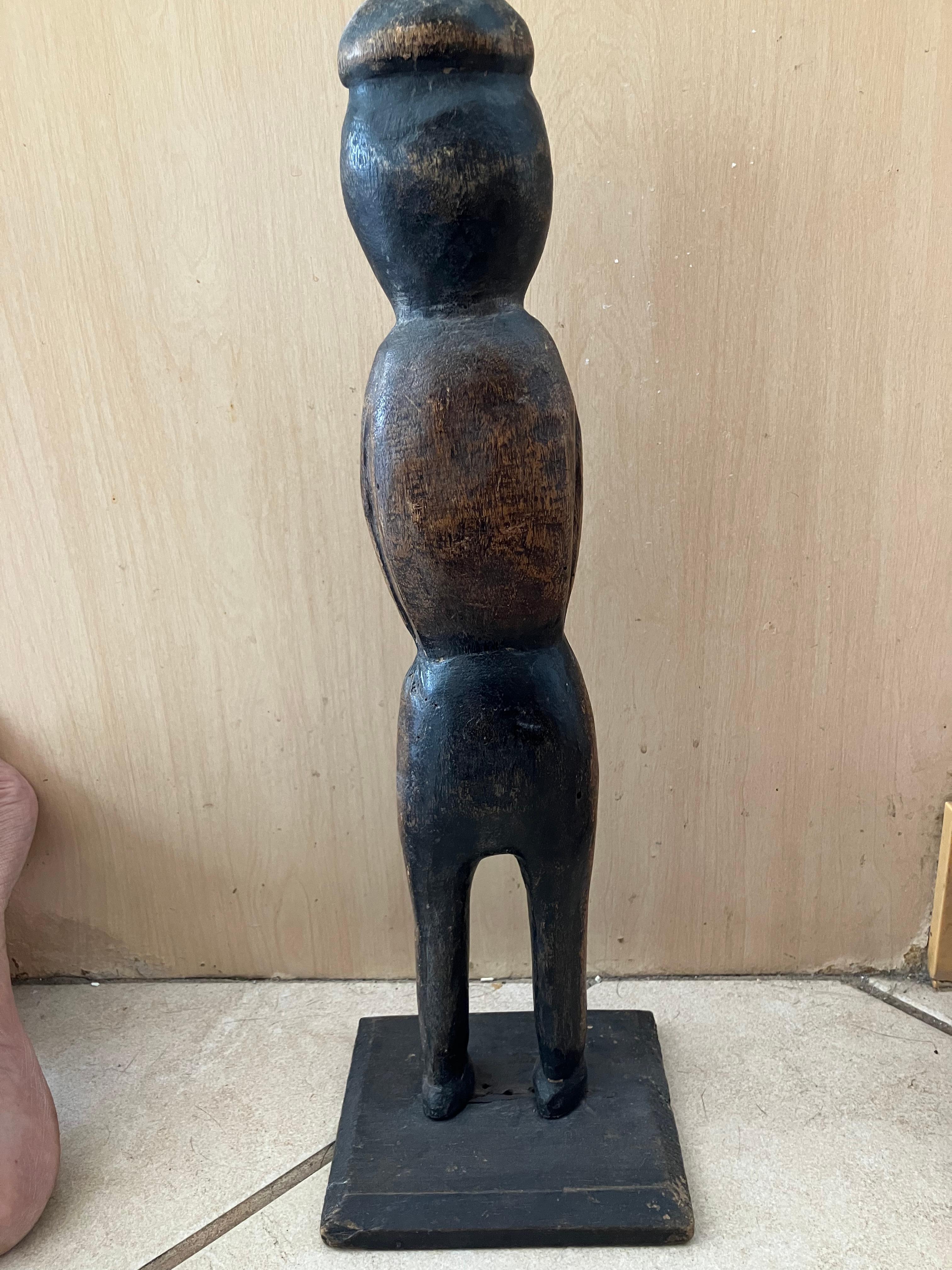 Africano Scultura in legno africana o afroamericana in vendita