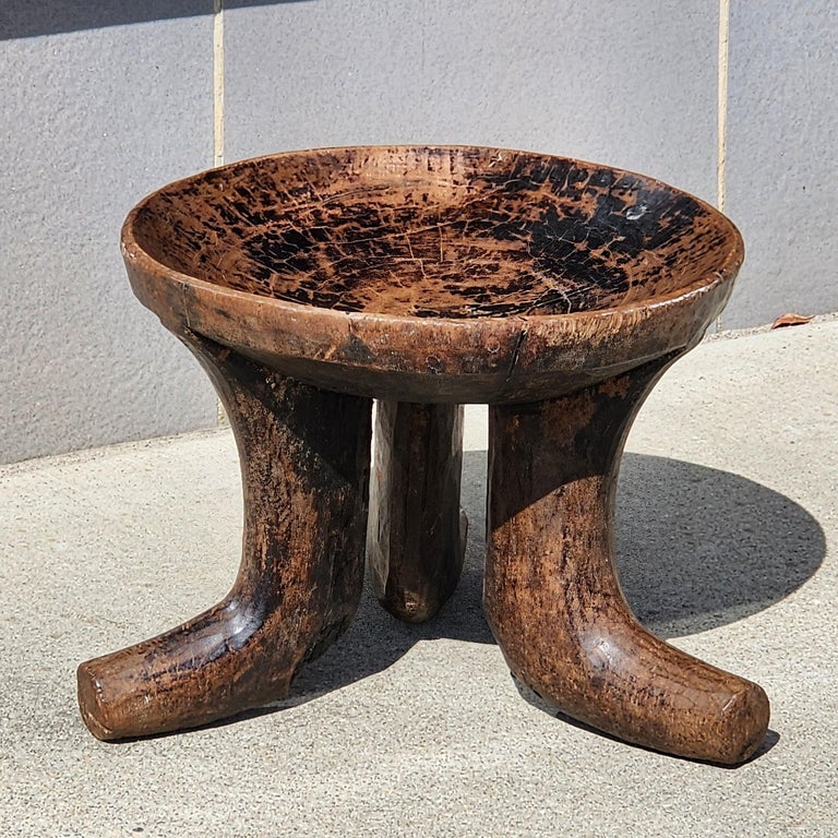 Tribal African 'Oromo' Stool, Early 20th Century For Sale