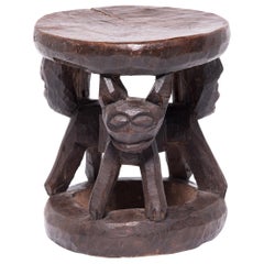 African Bamileke Animal Stool