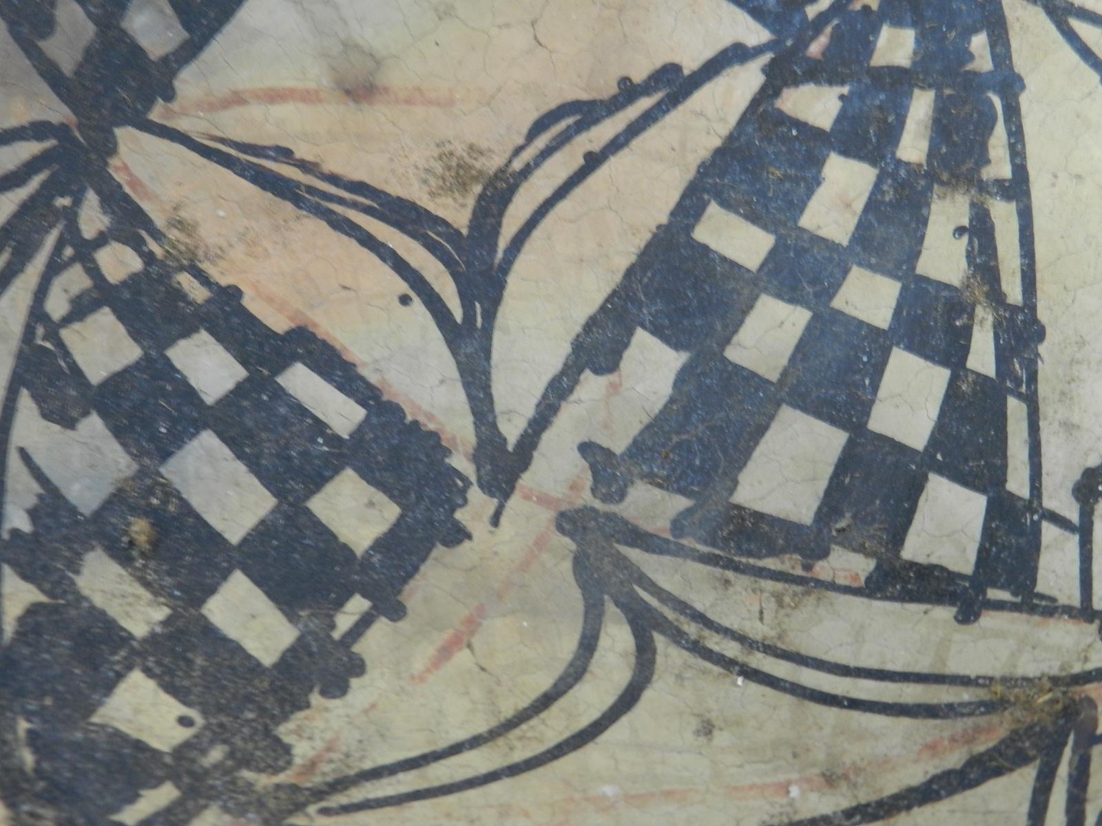 Afrikanische Keramikschale mit geometrischem Muster, frühes 20. Jahrhundert (Töpferwaren)
