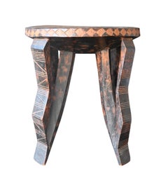 African Prestige Stool – Zambia (bemba/lunda), Mid-20th Century