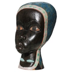 'African Queen' Terracotta Sculpture of African Woman